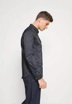 Pier One Overhemd -Blue Grey -Mode Verkoop 0cd407578f95494186af124479c82f9b