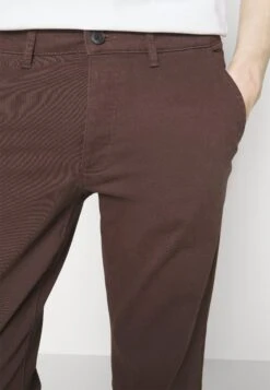 Pier One Chino - Dark Brown -Mode Verkoop 14a3817511584a53aef75e06eb0d9f10