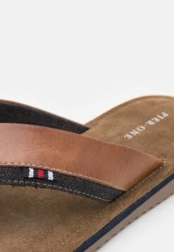 Pier One Leather - Teensandalen - Cognac -Mode Verkoop 1f87f71132da493d87a878e247d137ba