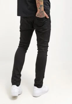 Pier One Slim Fit Jeans - Black Denim -Mode Verkoop 2413fe9d29d847d09d18e8dcce927447