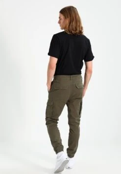 Pier One Cuffed Skinny Trouser- Cargobroek - Khaki -Mode Verkoop 27a3522f85514c679fcedaaaf368adc1