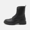 Pier One Veterboots - Black -Mode Verkoop 2987dd14bc3a4a3b906beb37ecc0c174
