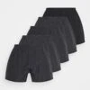 Pier One 5 Pack - Boxershort - Black/Dark Grey -Mode Verkoop 329cacf728544decb2262cf4c83f209d