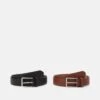 Pier One 2 Pack - Riem - Brown/Black 2 Pier One 2 Pack - Riem - Brown/Black -Mode Verkoop 3460666fa3784f91aa1eb7fe7aadcc06