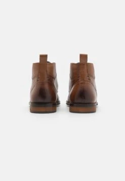 Pier One Leather - Veterboots - Cognac -Mode Verkoop 3f8a750305bf4f36928deb47e77a5c7b