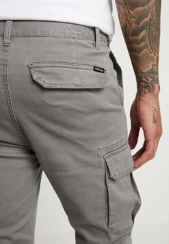 Pier One Cuffed Skinny Trouser- Cargobroek - Grey -Mode Verkoop 435cf21acb894cf8af9bc2488e971496