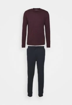 Pier One Pyjama -Dark Blue/Bordeaux -Mode Verkoop 44d1a5d0e01745888ac1a74563e21776