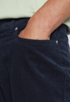 Pier One Corduroy - Broek - Dark Blue -Mode Verkoop 4a62c5c14b3942dd807a08dcdf55b80a