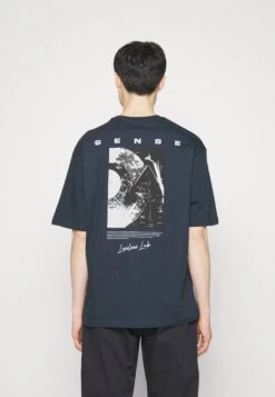 Pier One Sense Tee- T-Shirt Print - Dark Blue -Mode Verkoop 512fd7fe8a844aebb6a2e28f70b522f2