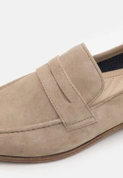 Pier One Leather - Instappers - Beige -Mode Verkoop 52d211ef3a154ec88c15f789062f84e4