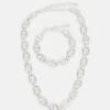 Pier One Set Unisex - Ketting - Silver-Coloured -Mode Verkoop 5466d22e6c454c09a0b9f95aa09e9a34