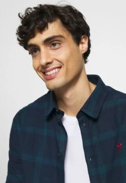 Pier One Overhemd - Dark Blue/Teal 12 Pier One Overhemd - Dark Blue/Teal -Mode Verkoop 60ff006a248a4e558dbde6647cd82b01