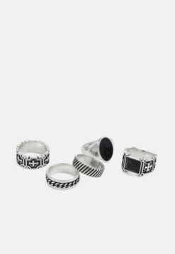 Pier One 5 Pack - Ring - Silver-Coloured 7 Pier One 5 Pack - Ring - Silver-Coloured -Mode Verkoop 66e325546bde460db567a8e5e257aca9