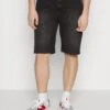 Pier One Regular Fit Carpenter - Jeansshort -Black