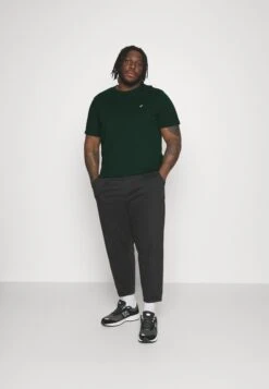 Pier One 5 Pack - T-Shirt Basic - Dark Green/Beige/Light Blue