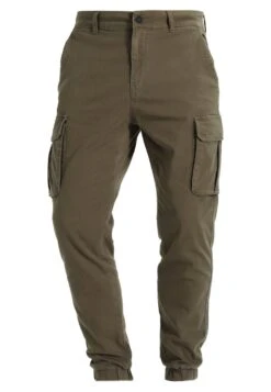 Pier One Cuffed Skinny Trouser- Cargobroek - Khaki -Mode Verkoop 8b5d9a7661e7447cbc122a53d9869344