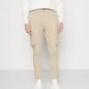 Pier One Cuffed Skinny Trouser- Cargobroek - Tan