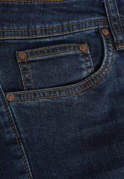 Pier One Slim Fit Jeans - Dark Blue Denim -Mode Verkoop 9832ee86e7b2424ca4a173a36ae6e237