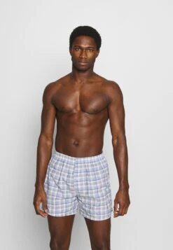 Pier One 5 Pack - Boxershort - Light Blue/White -Mode Verkoop 99a4bd53733c43c3a89af2e6271e1a81