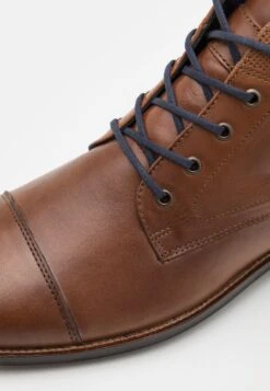 Pier One Leather - Veterboots - Cognac -Mode Verkoop a41644e556154fdc8a8a3342115f0f6a