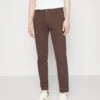 Pier One Chino - Dark Brown -Mode Verkoop b4d20458da0a4e4487bff6a64614d341
