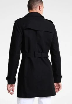 Pier One Trenchcoat - Black 10 Pier One Trenchcoat - Black -Mode Verkoop b5078c2122bd4e41a79beda6055dff80