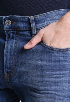 Pier One Straight Leg Jeans - Mid Blue -Mode Verkoop b86dfcaf98354d35b01b30966e418ca1