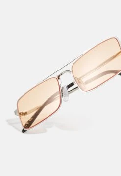 Pier One Unisex - Zonnebril - Silver-Coloured, Orange -Mode Verkoop c3e0b08b50694894a004abe5f6d7d7b9