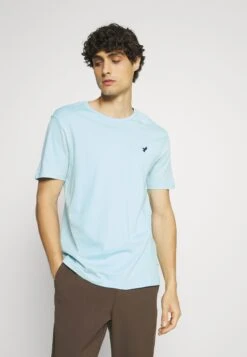 Pier One 5 Pack - T-Shirt Basic - Light Grey - 101_White - 001_Green - 602 -Mode Verkoop c5d09be1320042ecb8b6f671d155ac8e