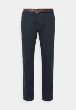 Pier One Chino - Dark Blue -Mode Verkoop ca94e49732474c209c9628bd4d0bced0
