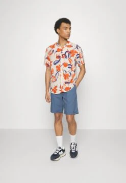 Pier One Linen Blend Drawcord Shorts- Shorts - Blue -Mode Verkoop cab796ee05c1496a94175cb67cf2f4ba