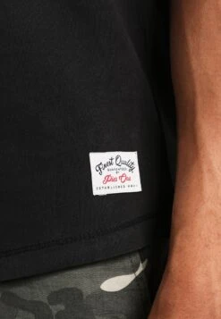 Pier One Garment Tee - T-Shirt Basic - Black -Mode Verkoop d7d65e25c1034ac4a390973ab6342d9a