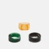 Pier One 3 Pack - Ring - Black/Green/Orange -Mode Verkoop e0e17c68eb394d738bc8f7b1176a270e