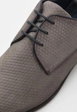 Pier One Leather - Veterschoenen - Dark Grey -Mode Verkoop e0f1574267c74dc1b5d53d5cfef035ae