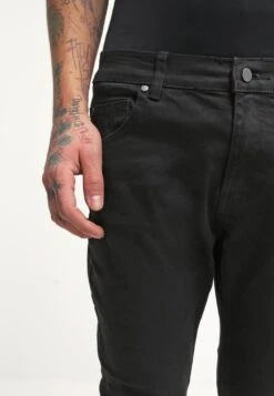Pier One Slim Fit Jeans - Black Denim -Mode Verkoop e6495bdd88fd4ba1ba4e9b5c63680635