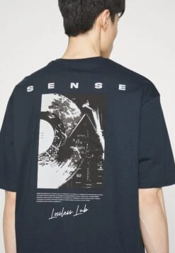 Pier One Sense Tee- T-Shirt Print - Dark Blue -Mode Verkoop e690df0b9a214c2fa436c69165ff17cd