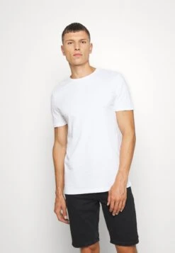 Pier One 7 Pack - T-Shirt Basic - White/Blue/Green -Mode Verkoop ec45e90eee794745967ff4f5aab70025