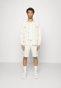 Pier One Shorts - White -Mode Verkoop f31218b3f24244a7ac73ebb78b754914