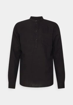 Pier One Linen Cotton Mix 2 Pack - Overhemd - White/Black -Mode Verkoop f5232f1e8c48481f89ee6709ae44e911